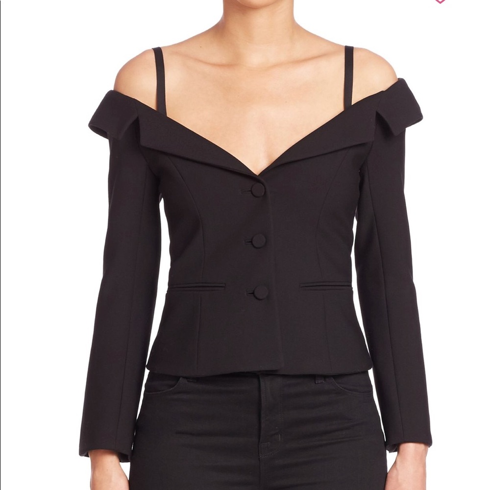 Cinq a Sept Angelina Cold-shoulder blazer size 4